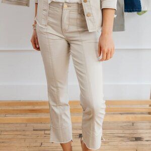 Mac and Me Kick Flare with Pintuck Seam